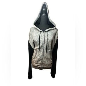 Rag & Bone Georgia Hoodie (Like-New; Black/Gray; Medium)